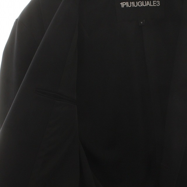 ウノピュウノウグァーレトレ テーラードジャケット センターベント 5 L 黒 メンズのジャケット/アウター(テーラードジャケット)の商品写真