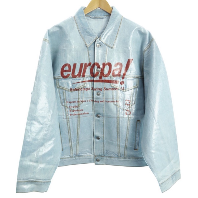 大人気 バレンシアガ - Balenciaga 18ss 48 デニムジャケット BIG