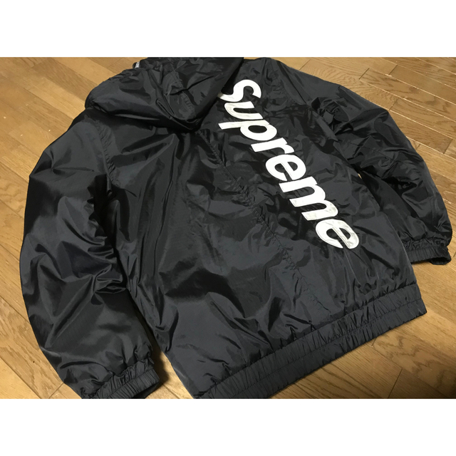 supreme sideline 2tone hooded jacket