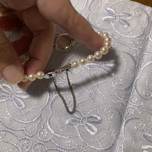 MIKIMOTO(ミキモト)のミキモト　廃盤　パール一連　時計 レディースのファッション小物(腕時計)の商品写真