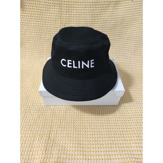 celine - 極美品★ セリーヌ　CELINE バケットハット コットン ブラックM