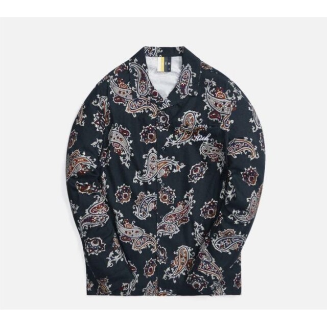 即完品】KITH ペイズリー オープンカラーシャツ 【おまけ付】 65.0%OFF