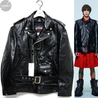 sacai - 1 新品 サカイ ショット レザー ブルゾン ライダース sacai - 1 新品 サカイ ショット レザー ブルゾン ライダース