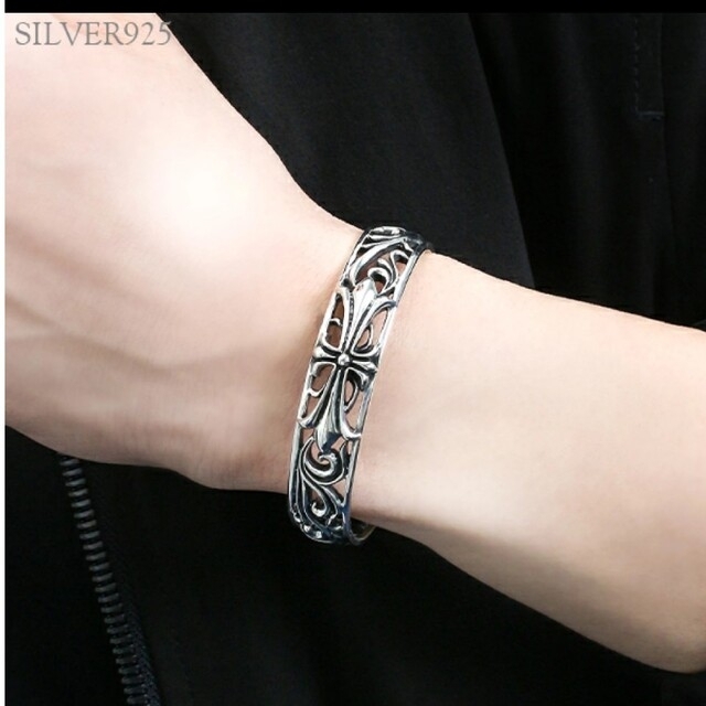 美品 silver bangle