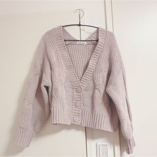 ナチュラルクチュール(natural couture)のニットカーディガン(カーディガン)