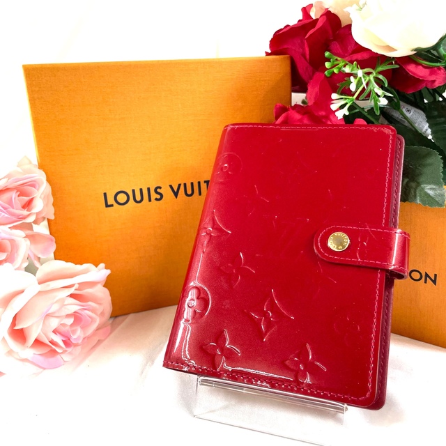 超美品 手帳カバー LouisVuitton ルイヴィトン ヴェルニ アジェンダ