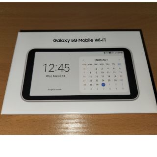 ギャラクシー(Galaxy)のGalaxy 5G Mobile Wi-Fi SCR01(その他)