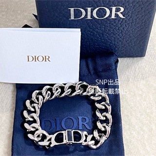 クリスチャンディオール(Christian Dior)のDIOR CD ICON ディオール チェーン リンク ブレスレット 喜平 美品(ブレスレット)