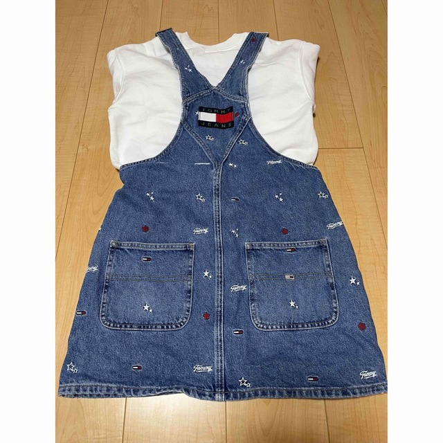 TOMMY JEANS(トミージーンズ)のTOMMYJEANS スターデニムサロペットスカート レディースのワンピース(その他)の商品写真