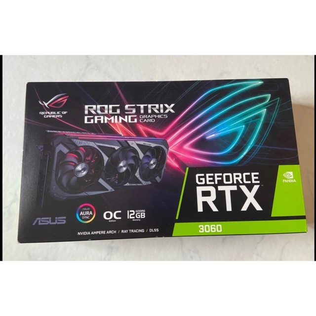 ROG STRIX RTX3060 LHR スマホ/家電/カメラのPC/タブレット(PCパーツ)の商品写真