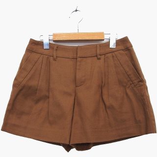 スピックアンドスパン(Spick & Span)のスピック&スパン Spick&Span ショート パンツ ウール 毛 無地(ショートパンツ)