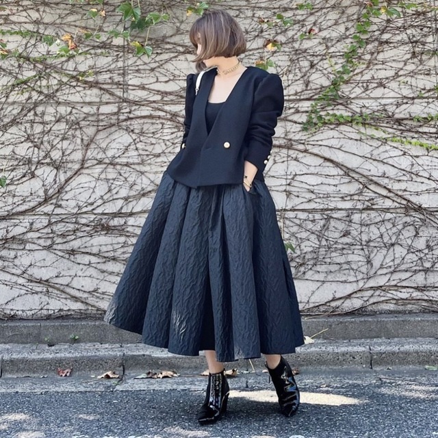 cygne今季完売ジャガードボリュームスカートMila - thepolicytimes.com