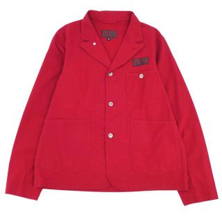 エンジニアードガーメンツ(Engineered Garments)の美品 エンジニアードガーメンツ Engineered Garments ジャケット カバーオール コットン 無地 アウター メンズ アメリカ製 M レッド(その他)