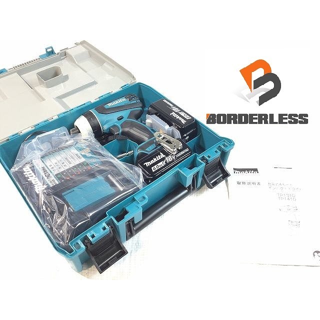 Makita(マキタ)の☆未使用品☆makita マキタ 18V 充電式インパクトドライバ TP141DRGX 青 バッテリー2個(18V 6.0Ah) 充電器 ケース付き 電動工具 62680 自動車/バイクのバイク(工具)の商品写真