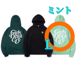 ガールズドントクライ(Girls Don't Cry)のgirls don't cry GDC logo hoodie L ミント(パーカー)