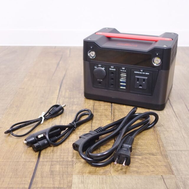 ロックパルス ROCKPALS ポータブル電源 PORTABLE POWER STATION 280Wh 300W MT-CN300 バッテリー キャンプ300W出力方式