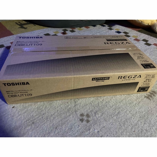 【新品未開封】 TOSHIBA REGZA レグザブルーレイ DBR-UT109