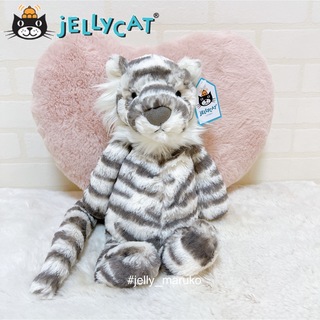 【新品】ジェリーキャット バシュフルスノータイガー ぬいぐるみ jellycat(ぬいぐるみ)