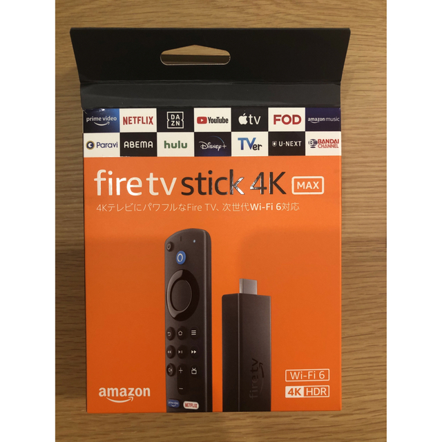 【美品】Amazon　fire tv stick 4K MAX スマホ/家電/カメラのテレビ/映像機器(その他)の商品写真