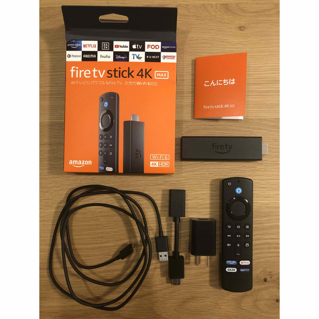 【美品】Amazon　fire tv stick 4K MAX スマホ/家電/カメラのテレビ/映像機器(その他)の商品写真