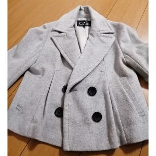 クードシャンス(COUP DE CHANCE)の【美品】COUP DE CHANCE ショートコート ライトグレー Size38(その他)