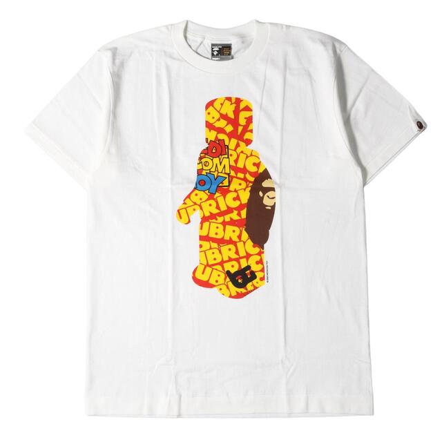 A BATHING APE(アベイシングエイプ)のA BATHING APE ア ベイシング エイプ Tシャツ BAPEギャラリー 限定  MEDICOM TOY メディコムトイ KUBRICK キューブリック クルーネックTシャツ 00s ホワイト 白 L トップス カットソー 半袖 コラボ【メンズ】 メンズのトップス(Tシャツ/カットソー(半袖/袖なし))の商品写真