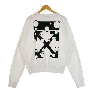 オフホワイト(OFF-WHITE)のオフホワイト バブルアロー クルーネック スウェット ホワイト sizeS(スウェット)