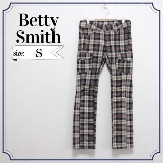 ベティスミス(Betty Smith)のBetty Smith✨レアものチェック柄カーゴパンツ ベティスミス(ワークパンツ/カーゴパンツ)