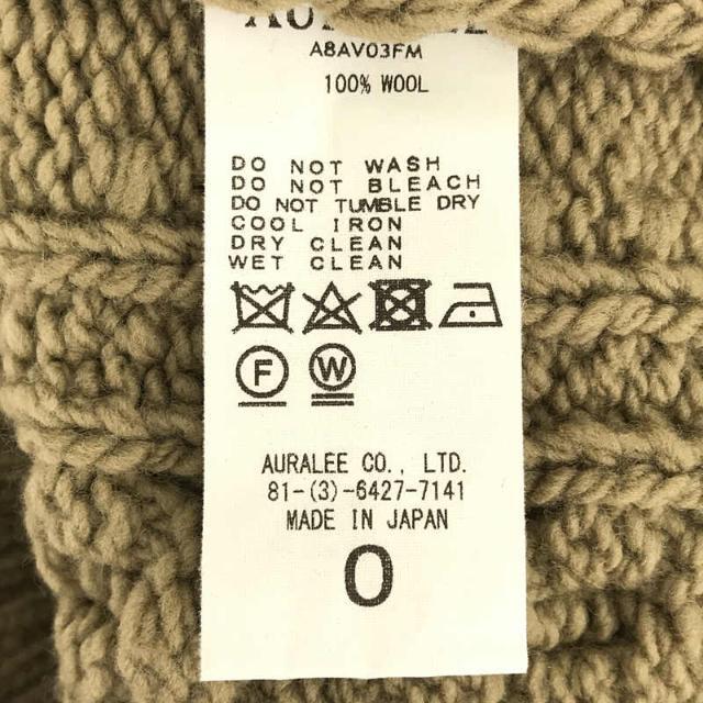 AURALEE - 【美品】 AURALEE / オーラリー | FRENCH MERINO ARAN KNIT