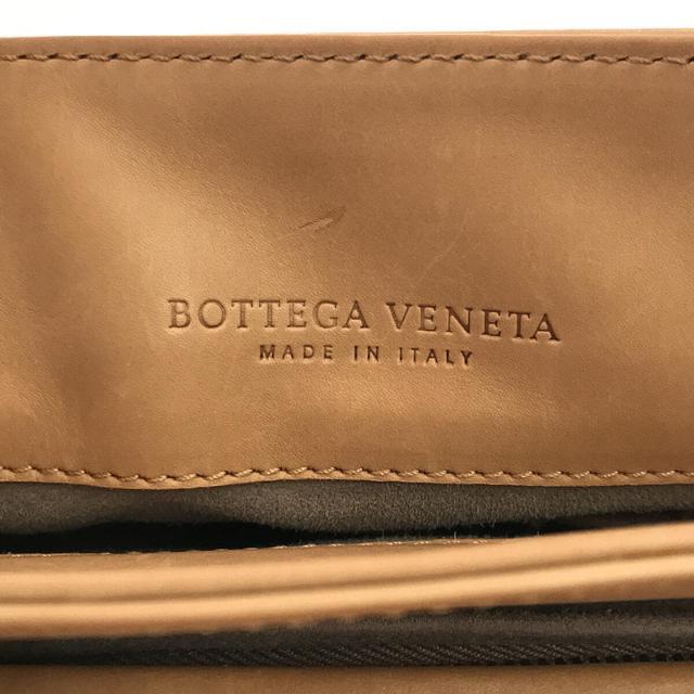 【美品】  BOTTEGA VENETA / ボッテガヴェネタ | イタリア製 イントレチャート 編込み オールレザー ショルダー バッグ | ブラウン | メンズ 3