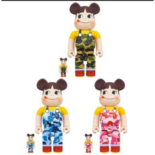 ベアブリック(BE@RBRICK)のBE@RBRICK BAPE(R) ペコちゃん 100％ & 400％ 3体(フィギュア)