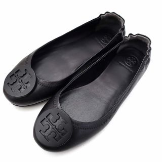 トリーバーチ(Tory Burch)のトリーバーチ TORY BURCH バレエシューズ ミニートラベル ロゴ レザー(バレエシューズ)