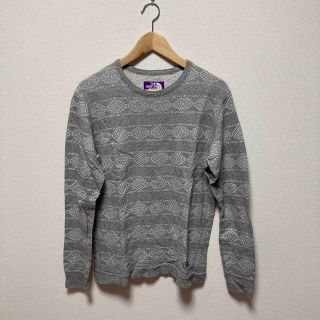 ザノースフェイス(THE NORTH FACE)のTHE NORTH FACE PURPLE LABEL  グレー カットソー M(Tシャツ/カットソー(七分/長袖))