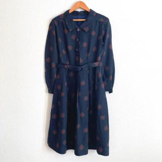 ロキエ(Lochie)の【vintage used 古着】 レトロ ワンピース(ロングワンピース/マキシワンピース)