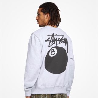 大人気定番【新品タグ付】STUSSY 8BALL CREWトレーナー　パーカー