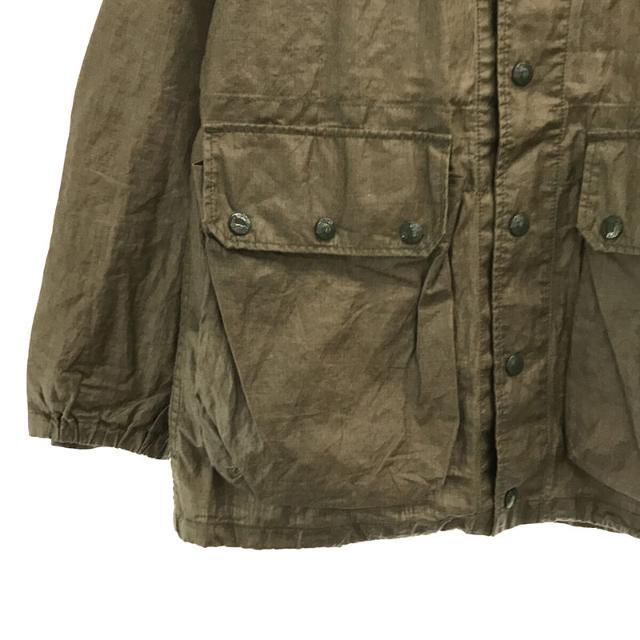 Engineered Garments(エンジニアードガーメンツ)のEngineered Garments / エンジニアドガーメンツ | Lt Parka - Coated Linen コーティングリネン ライトパーカー ジャケット | XS | カーキ | メンズ メンズのジャケット/アウター(その他)の商品写真