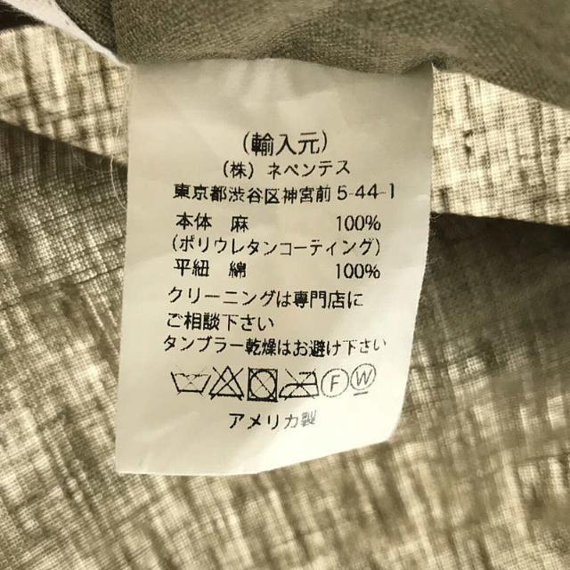 Engineered Garments(エンジニアードガーメンツ)のEngineered Garments / エンジニアドガーメンツ | Lt Parka - Coated Linen コーティングリネン ライトパーカー ジャケット | XS | カーキ | メンズ メンズのジャケット/アウター(その他)の商品写真