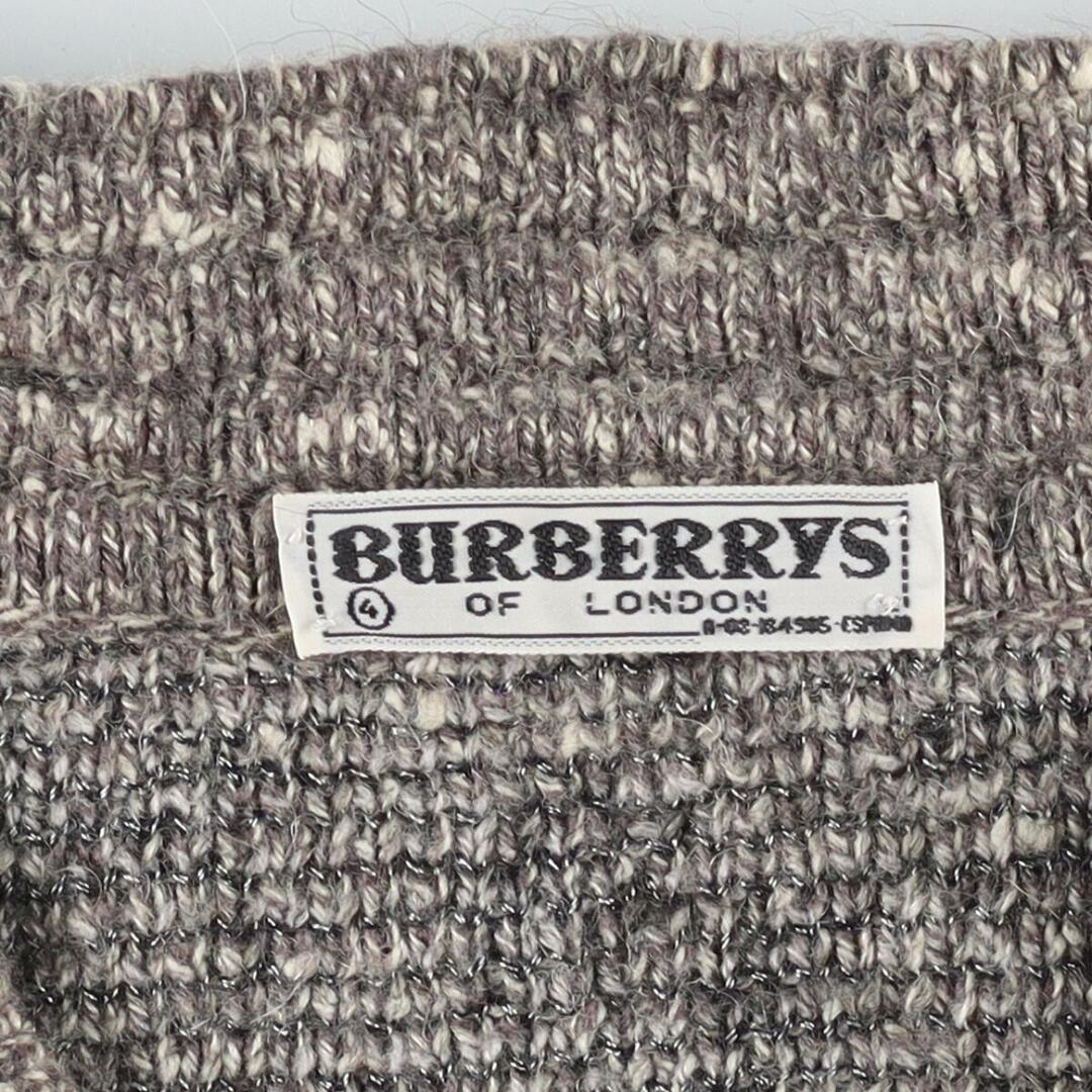 BURBERRY - 古着 バーバリー Burberry's 総柄 Vネック アクリル