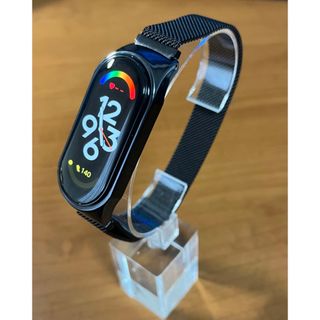 Xiaomi Smart Band 7 用 ミラネーゼループバンド ブラック(その他)