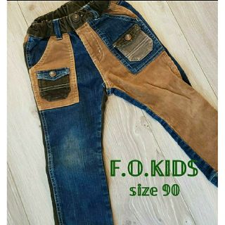 エフオーキッズ(F.O.KIDS)のF.O.KIDS デニム & ゴーデュロイパンツ 90 子供服(その他)