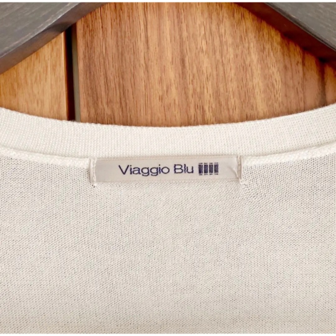 VIAGGIO BLU(ビアッジョブルー)のViaggio Blu ビアッジョ ブルー チュールカーディガン レディースのトップス(カーディガン)の商品写真