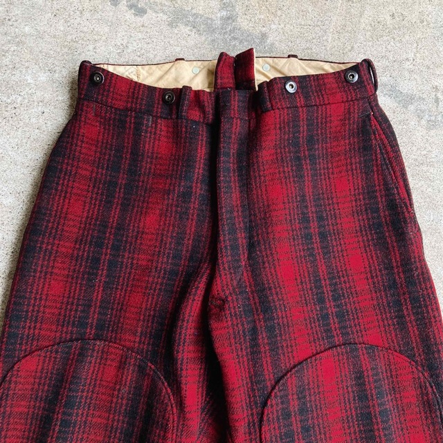 ◎1950's ヴィンテージ ウールリッチ チェックパンツ