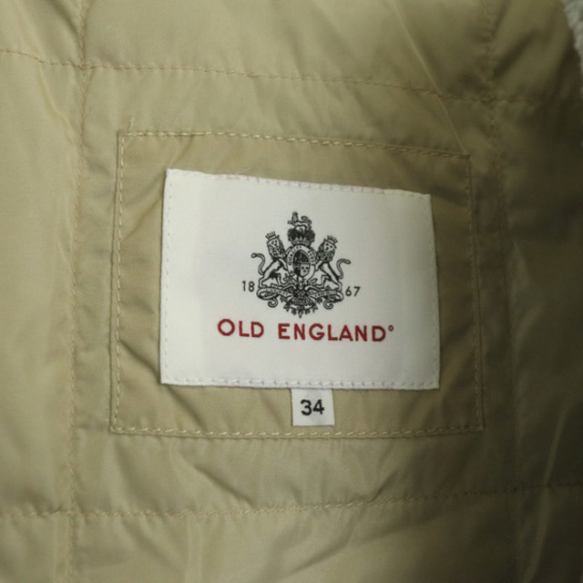 OLD ENGLAND(オールドイングランド)のオールドイングランド クラシックダッフルコート ロング ウール 牛革 34 レディースのジャケット/アウター(ダッフルコート)の商品写真