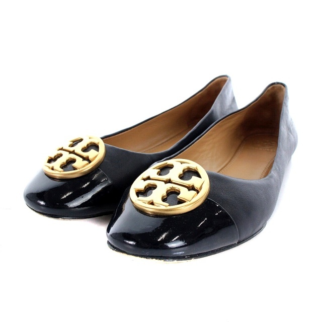 Tory Burch - トリーバーチ フラットシューズ ロゴプレート レザー 6.5