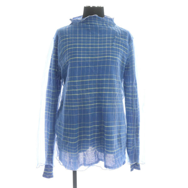 Ameri VINTAGE(アメリヴィンテージ)のアメリヴィンテージ SIMPLE DOUBLE COLOR CHECK TOP レディースのトップス(カットソー(長袖/七分))の商品写真