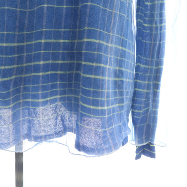 Ameri VINTAGE(アメリヴィンテージ)のアメリヴィンテージ SIMPLE DOUBLE COLOR CHECK TOP レディースのトップス(カットソー(長袖/七分))の商品写真