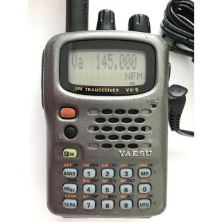 YAESU VX-5 50/144/430MHz トリプルバンド 無線機(アマチュア無線)