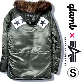 アルファインダストリーズ(ALPHA INDUSTRIES)の超希少★【glamb✖️ ALPHA INDUSTRIES】コラボN-3B(フライトジャケット)