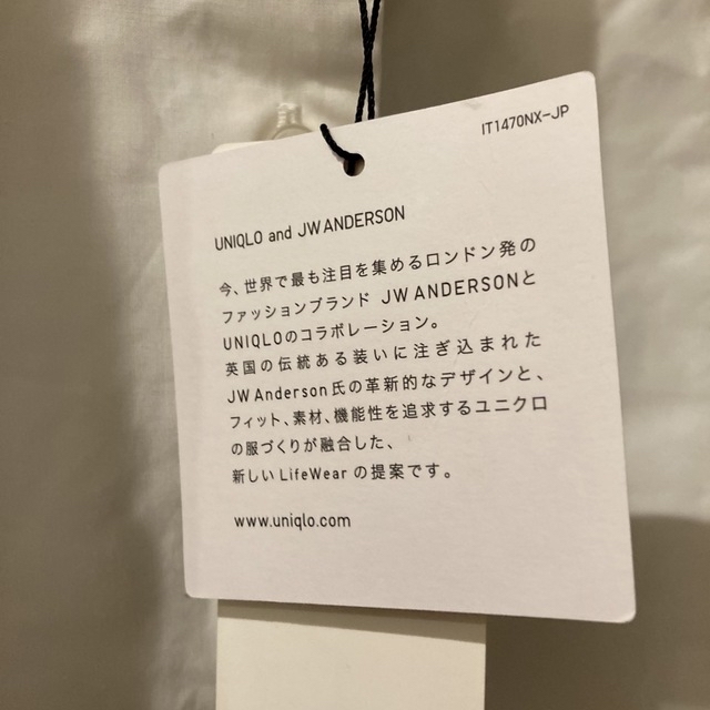 UNIQLO(ユニクロ)のUNIQLO✖️JW Andersonタキシードロングシャツ レディースのトップス(シャツ/ブラウス(長袖/七分))の商品写真