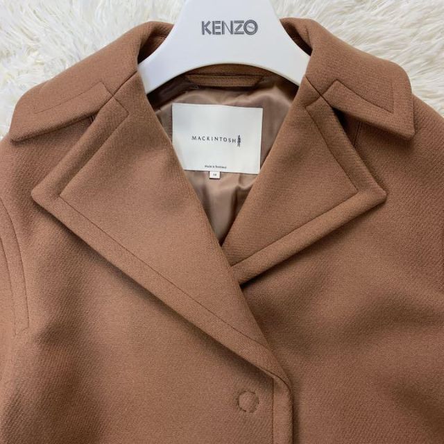 上質 美品 現行 白タグ 英国製 マッキントッシュ ウール トレンチ